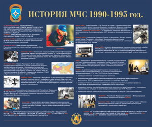 История МЧС 1990-1993гг.